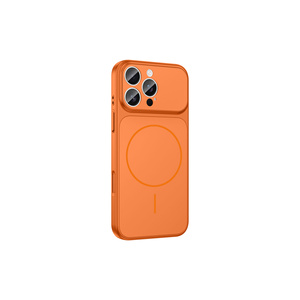 Funda Magnética Naranja Premium para Magsafe, Funda de Silicona para iPhone 16 Pro Max, Silicona Suave Antigolpes, Protección de Cámara, Nueva - Product Image 6