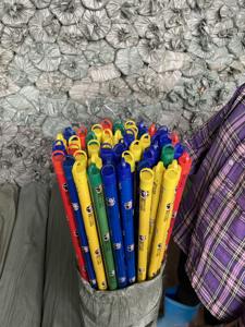 Palo de escoba de madera con diseño de Color Panda con cabeza de escoba de plástico PVC 120X2.2CM limpiador de fregona recogedor fabricado por mango de madera - Product Image 4