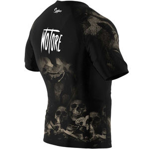 OEM MMA Tissu anti-éruption Sublimation Bjj pour hommes manches longues compression jiu jitsu muay thai collants de sport ajustés pour chemise - Product Image 6