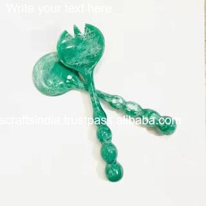 Handmade Resin Designer <b>Salad</b> <b>Server</b> Elegant Tableware <b>Salad</b> Spoons for Home Restaurant, and Dinnerware Sets - Product Image 3