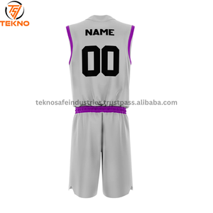 Bsci Short de basket-ball d'été Design haut de gamme Uniformes de basket-ball de haute qualité Prix de gros Uniformes de basket-ball pour hommes - Product Image 3