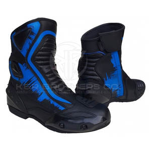 Chaussures de moto respirantes d'hiver pour hommes avec doublure antifriction Options personnalisées extérieures résistantes - Product Image 1