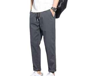 กางเกงลำลองของผู้ชายกางเกงออกแบบเองได้เอวกลางน้ำหนักเบาแบบหลวม - Product Image 4