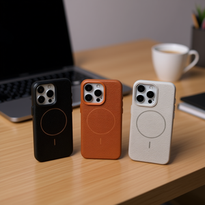 เคสป้องกัน IP 16E น้ำหนักเบา ทำจากหนังเทียมลายลิ้นจี่ พร้อมแม่เหล็ก - Product Image 2