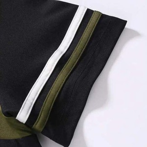 Polos de manga corta de verano con contraste de colores, cuello de punto, calidad superior, polos de algodón para hombres, de talla grande y cómodos - Product Image 4