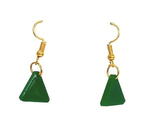 Pendientes de tuerca de resina con diseño geométrico a la moda para mujer, buen precio, nuevo estilo, joyería de resina de madera en forma de estrella - Product Image 2