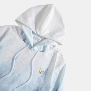 Sweat à capuche 100% coton pour hommes à la mode de haute qualité léger brodé impression solide tissu personnalisable pour la tenue d'hiver - Product Image 1
