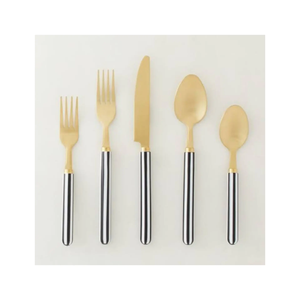 Juego de cubiertos de acero inoxidable con espejo Diseño creativo Hecho a mano Fabricante Juego de cubiertos de diseño moderno Precio barato - Product Image 4