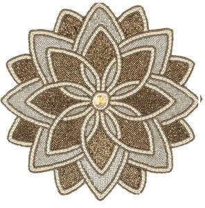 Napperons de broderie perlée de haute qualité avec des perles de rocaille pour la cuisine et la salle à manger Napperon de broderie perlée unique personnalisé - Product Image 4