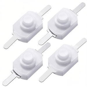 20 PCS YT-1208-YD <b>LED</b> <b>Flashlight</b> with Push Button Switch Straight Feet White Color - Product Image 2