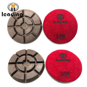 Disque de polissage en résine Typhoon de 4 po / 100x10 mm pour béton, à utiliser à sec ou à l'eau, pour le polissage des sols en béton et en terrazzo - Product Image 6