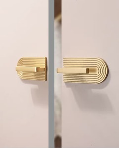 Manija lateral de puerta de metal de grado superior en acero inoxidable para puertas de entrada de madera comerciales a bajo precio - Product Image 3