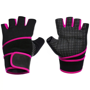 Guantes de Gimnasio de Cuero para Interiores, Transpirables, para Hombres y Mujeres, para Entrenamiento de Fuerza, Ejercicios, Dominadas, Spinning y Deportes - Product Image 1