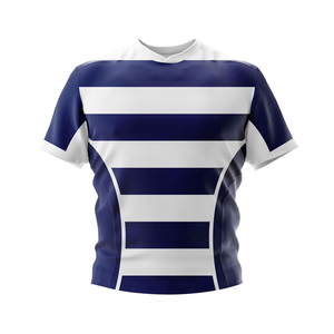 Chemise de Rugby Manches Courtes Kit de Maillot de Rugby Sublimation Personnalisé Unisexe OEM Anti Stretch Football Style Time Good - Product Image 4