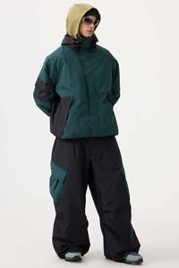 Veste de ski d'hiver unisexe, thermique, imperméable, coupe-vent, isolée, pour snowboard, vêtements d'extérieur, vente en gros, OEM, ODM, logo personnalisé - Product Image 3