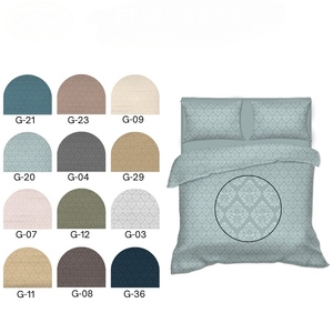 4-Piece Woven 300TC Jacquard Embossed Self Printed Eco-Friendly Down Alternative Filling <b>Comforter</b> <b>Set</b> for Home & Hotel Use - Product Image 5