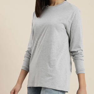 Latest Design <b>Women</b> Gym Clothing Top Full Sleeve <b>T</b> <b>Shirt</b> <b>Long</b> <b>Line</b> Hip Hop <b>Women</b> <b>Long</b> Sleeved <b>T</b> <b>Shirts</b> - Product Image 2