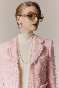 Chaqueta de Tweed elegante para mujer de Elara para Otoño Invierno Blazers de alta calidad con decoración de perlas Servicios ODM La mejor opción Vietnam - Product Image 4