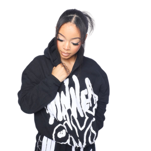 Jersey con bordado desgastado de mezclilla de alta calidad con logotipo personalizado hecho en fábrica, ropa de calle de invierno, Sudadera con capucha para Unisex - Product Image 4