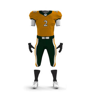 High Quality Custom Designed Unisex <b>American</b> Football Uniforms Factory Manufactured Sports Wear Sets - Product Image 2