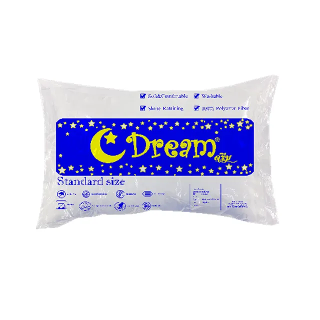 Pillow from Thailand, Blue Dream synthetic pillow, Bed Sleeping Pillow 900g For Sleeping (size 18x28 inch) from Thailand