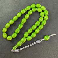 Tasbih indien fait main style ange, chapelet islamique en résine écologique, couleur et forme personnalisables, sculpture en turquoise naturelle