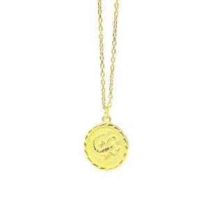 Collar con Motivo de Escorpión en Plata de Ley 925, Chapado en Rodio y Oro, con Cadena de Eslabones, Diamantes y Perlas como Piedras Principales, Regalo - Product Image 2