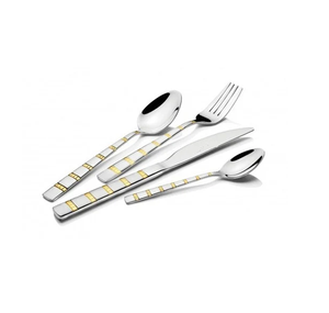 Ensemble de cuillères en acier inoxydable Dîner à dessert en argent Dernier artisanat royal Design Fait à la main Cuillère polie brillante 4 pièces - Product Image 6