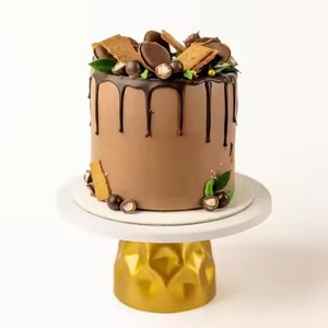 Soporte para Tartas y Frutas de Metal Dorado, Decoración de Mesa Ecológica Hecha a Mano para Bodas y Fiestas de Cumpleaños, Más Vendido - Product Image 1