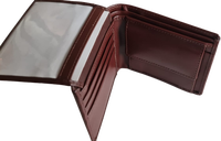 Dompet Kulit Asli Pria Berkualitas Tinggi Merek ADORA, Model Buka-Tutup, Panjang Pendek, Anti RFID, Warna Hitam Coklat Tan, Fashionable