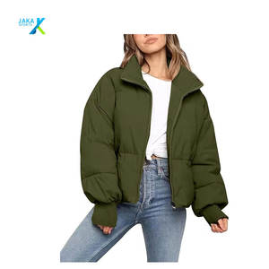 เสื้อแจ็คเก็ตวาร์ซิตี้ผู้หญิง แบบปกติ อุ่นสบาย บุผ้าแบบควิลท์ ระบายอากาศได้ดี เสื้อโค้ทฤดูหนาว ดีไซน์ทันสมัย มีกระเป๋า ปักลาย ถักนิตติ้ง ปกถอดออกได้ - Product Image 4