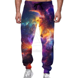 Pantalon de jogging décontracté pour homme, respirant, léger, coupe droite, taille mi-haute, sublimation - Product Image 1