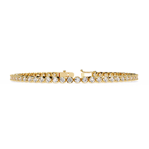Fabulous 18K <b>Gold</b> Lab Grown Diamond Bracelet & <b>Bangle</b> Luxurious Jewelry Accessory - Product Image 5
