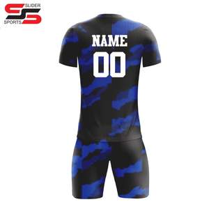 Conjuntos de uniformes de fútbol personalizados de alta calidad Unisex OEM verano invierno fútbol Jersey Kit fábrica al por mayor ropa de fútbol - Product Image 2