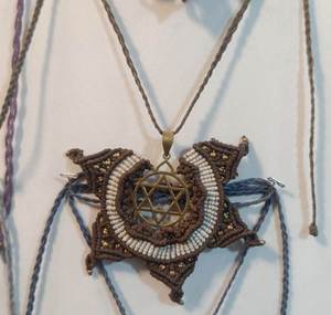 Joli collier macramé en laiton en forme de cygne petites perles en laiton plaqué or accord réglable pour la fête des mères cadeau de saint valentin - Product Image 3