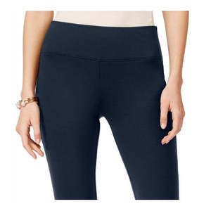 INC International Concepts Leggings casual da donna in tessuto Ponte blu, taglia 2, per abiti da tempo libero - Product Image 2