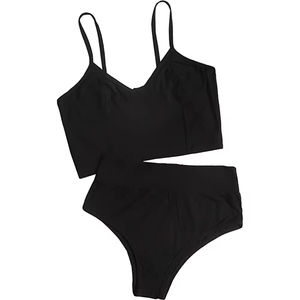 Conjunto de Lencería Sexy en Color de Contraste, Conjunto de Bikini para Playa, Conjunto de Sujetador y Bragas para Mujer, Ropa Interior Sexy para Mujer, Conjunto de Bikini para Nadar - Product Image 5