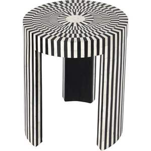 Table d'appoint en incrustation d'os Craft Valley, design moderne et antique, meubles faits à la main de qualité supérieure, couleur personnalisable, décoration d'intérieur durable - Product Image 4