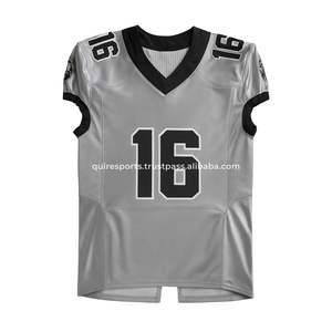 Camiseta de fútbol americano personalizada estándar internacional para hombre, equipo de malla transpirable, juego de entrenamiento, camisetas de fútbol americano - Product Image 4