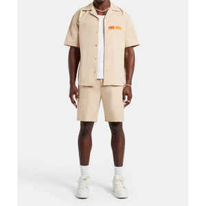 Nylon Windbreaker Set <b>Men</b> Tracksuit Set Nylon Tracksuit Wind Breaker <b>Zip</b> up Hoodie and <b>Shorts</b> Set Plain High Quality - Product Image 3