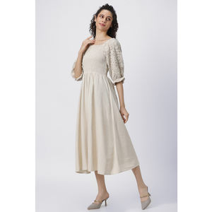 Meilleure vente de robe de soirée personnalisée pour femmes, manches au crochet, OEM, ODM, robe brodée pour femmes, fabrication en gros - Product Image 5