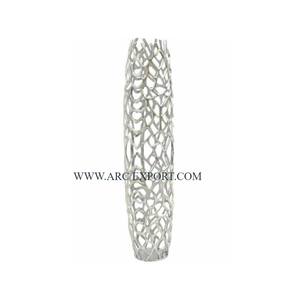 Vase à fleurs décoratif attrayant Vases à fleurs faits à la main en métal plaqué or en aluminium de première qualité pour Vases intérieurs et extérieurs - Product Image 3