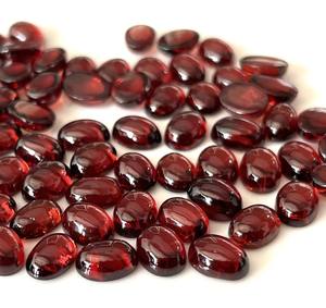 โกเมนสีแดงธรรมชาติทรงรี6x8มม. หลังแบน-พลอยโกเมนแบบหลวม - Product Image 4