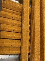 Bande d'acier antidérapante abrasive pour marches d'escalier en acier métallique