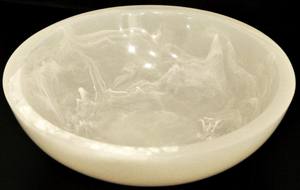 Cuenco de resina ecológico perfecto para ensaladas, aperitivos y guarniciones, Decoración de mesa de cocina, ensaladera de resina, Ágata - Product Image 5