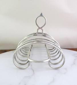 Estante para tostadas hecho a mano, moderno para el desayuno, piezas de pan, accesorios de cocina, almacenamiento y organización para el hogar, estante para tostadas - Product Image 3