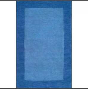 พรมปูพื้นขน100% ปรับแต่งได้และชุดเซตเซตสีฟ้าอ่อนแฮนด์เมดดีไซน์ทันสมัย - Product Image 3