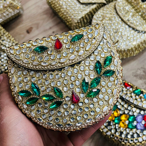 Fancy Crystal Pearl Acrylic Casual Fashion Classic Clutch Purse Women Party Evening Handbag High Quality Wholesale - Product Image 1