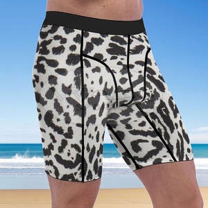 Short de compression décontracté de style unique pour homme avec taille élastique Vente en gros Type de fermeture par sublimation - Product Image 3