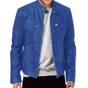Veste en cuir de vache pour homme, style hiver dernière tendance, col montant, respirante, personnalisable par sublimation, style urbain, meilleure vente en gros - Product Image 1